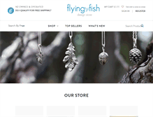 Tablet Screenshot of flyingfishdesign.co.nz